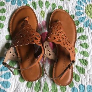 Brown sandals